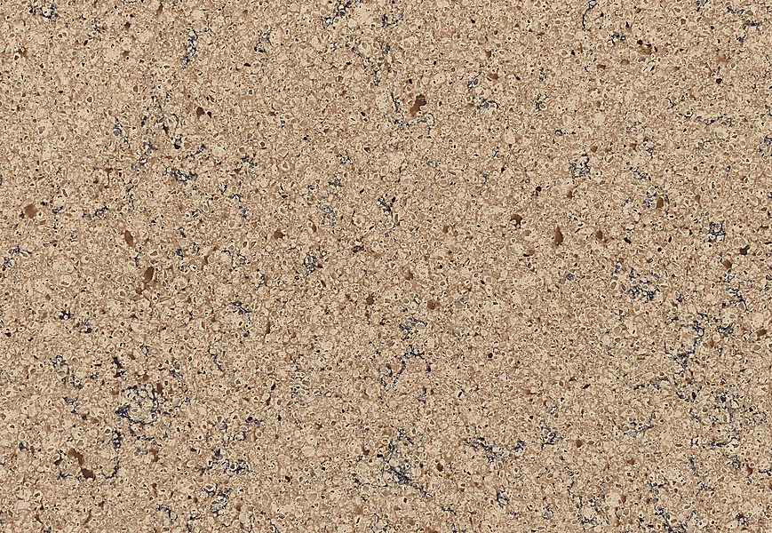 Closeup image of Cambria Aragon Quartz countertop slab