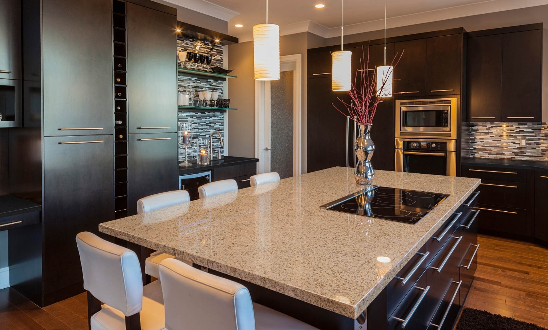 Additional image of Cambria Brecon Brown Quartz countertops