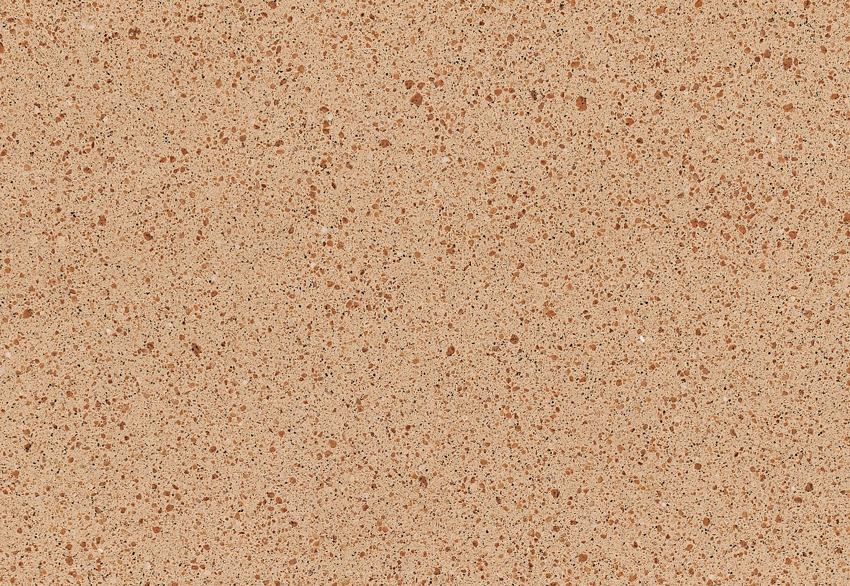 Closeup image of Cambria Brecon Brown Quartz countertop slab