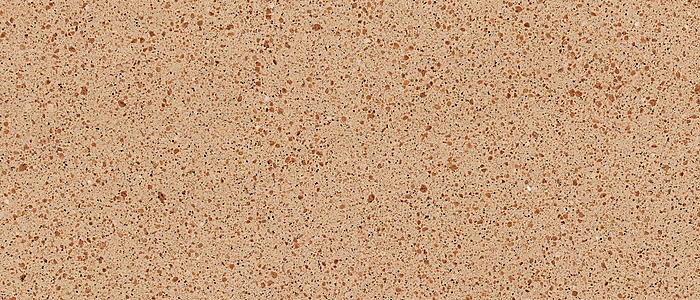 Closeup image of Cambria Brecon Brown Quartz countertop slab