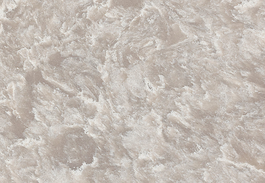 Closeup image of Cambria Bellwater Quartz countertop slab