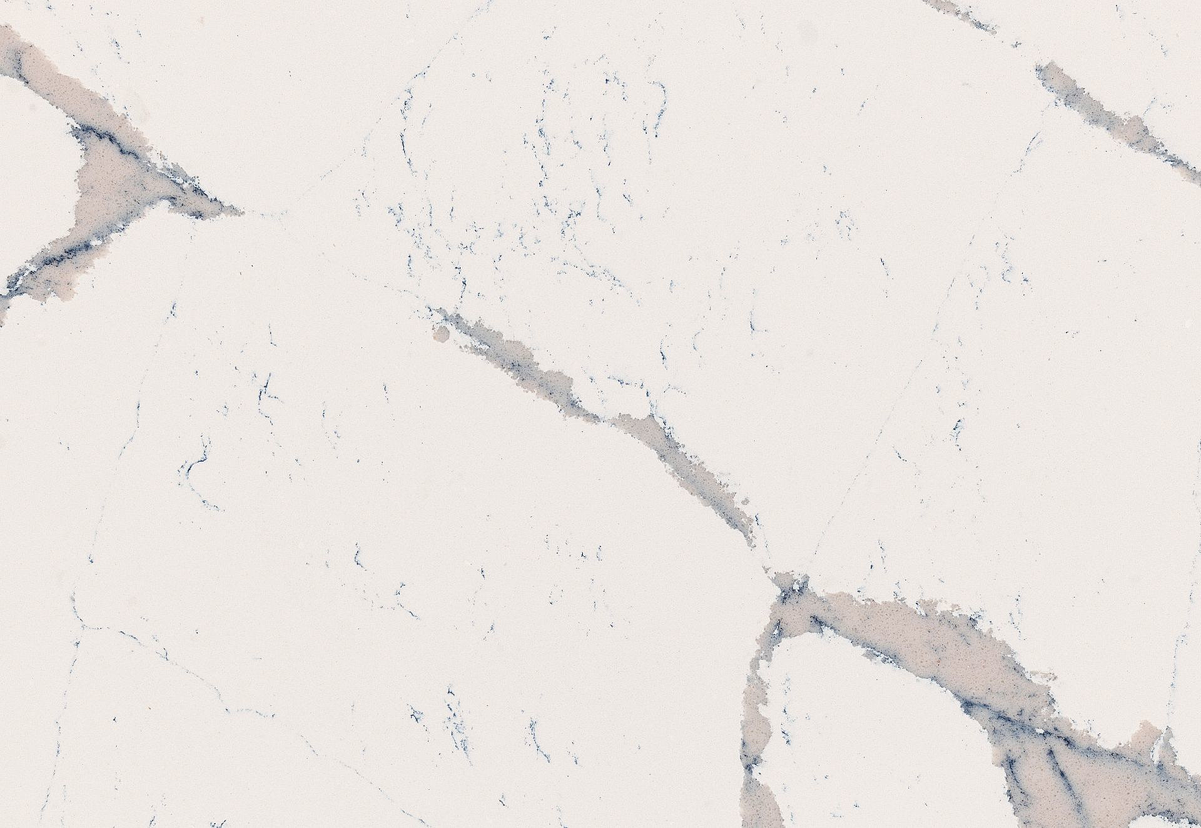 Closeup image of Cambria Summerbrook Quartz countertop slab
