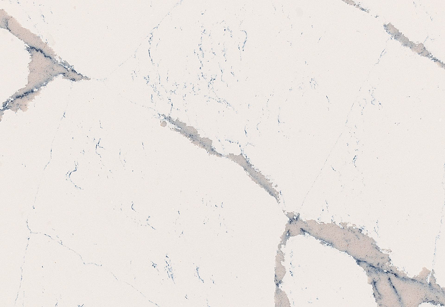 Closeup image of Cambria Summerbrook Quartz countertop slab