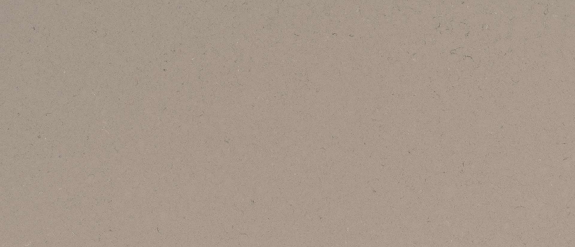 Closeup image of Q Quartz Fossil Taupe Quartz countertop slab