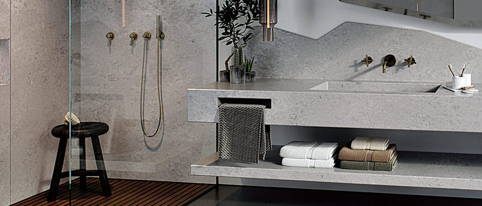 Additional image of Caesarstone Airy Concrete Quartz countertops