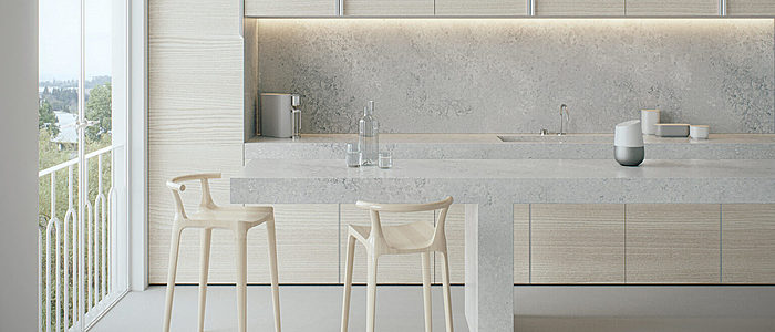 Additional image of Caesarstone Airy Concrete Quartz countertops