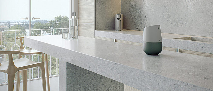 Additional image of Caesarstone Airy Concrete Quartz countertops