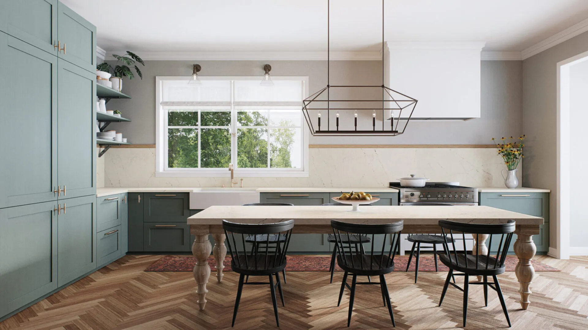 Additional image of Caesarstone Aterra Blanca Quartz countertops