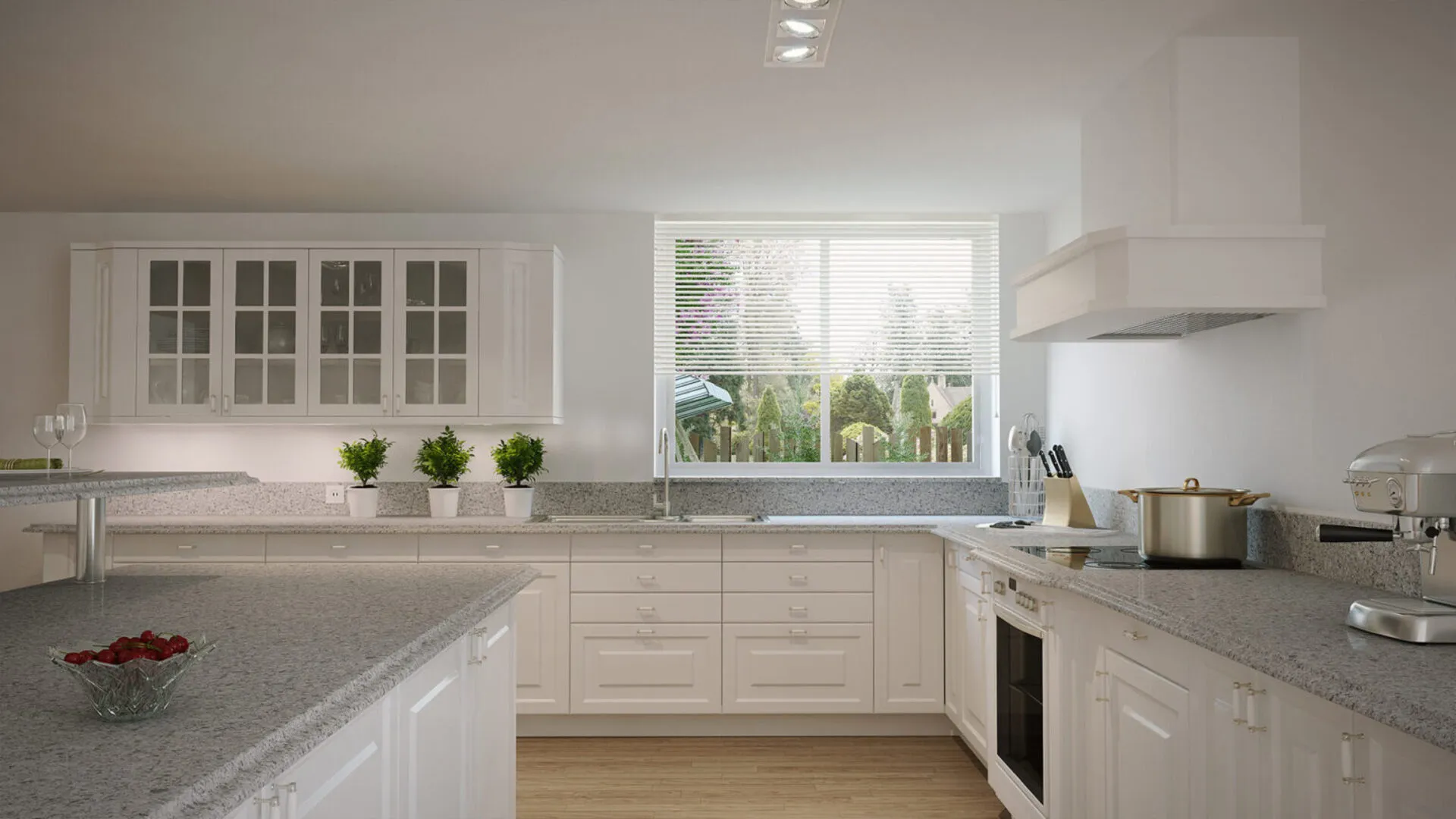 Additional image of Caesarstone Atlantic Salt Quartz countertops