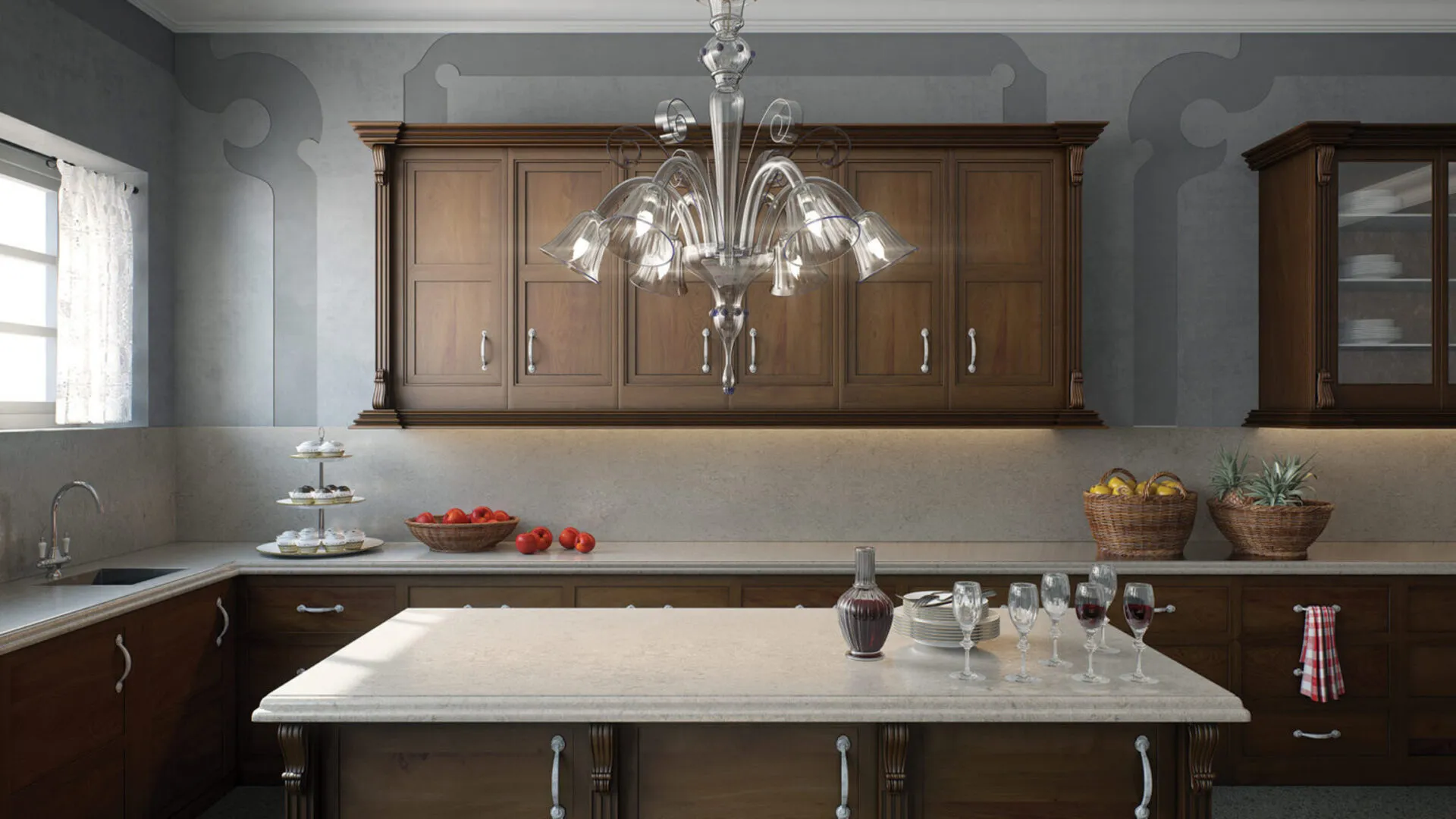 Additional image of Caesarstone Bianco Drift Cream Quartz countertops