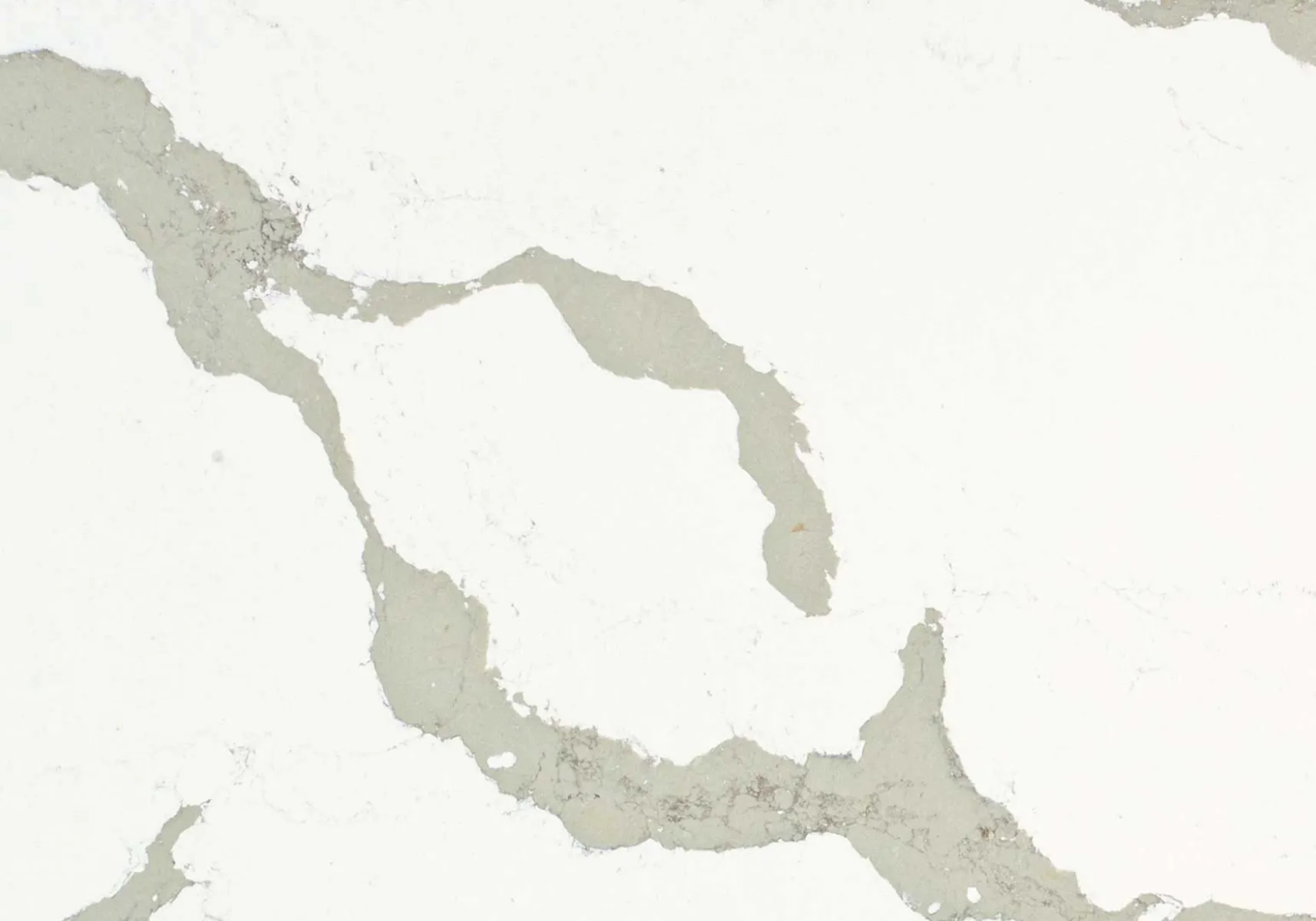 Closeup image of Caesarstone Calacatta Maximus Quartz countertop slab