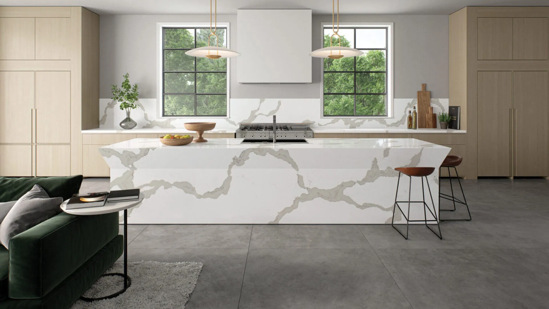 Additional image of Caesarstone Calacatta Maximus Quartz countertops