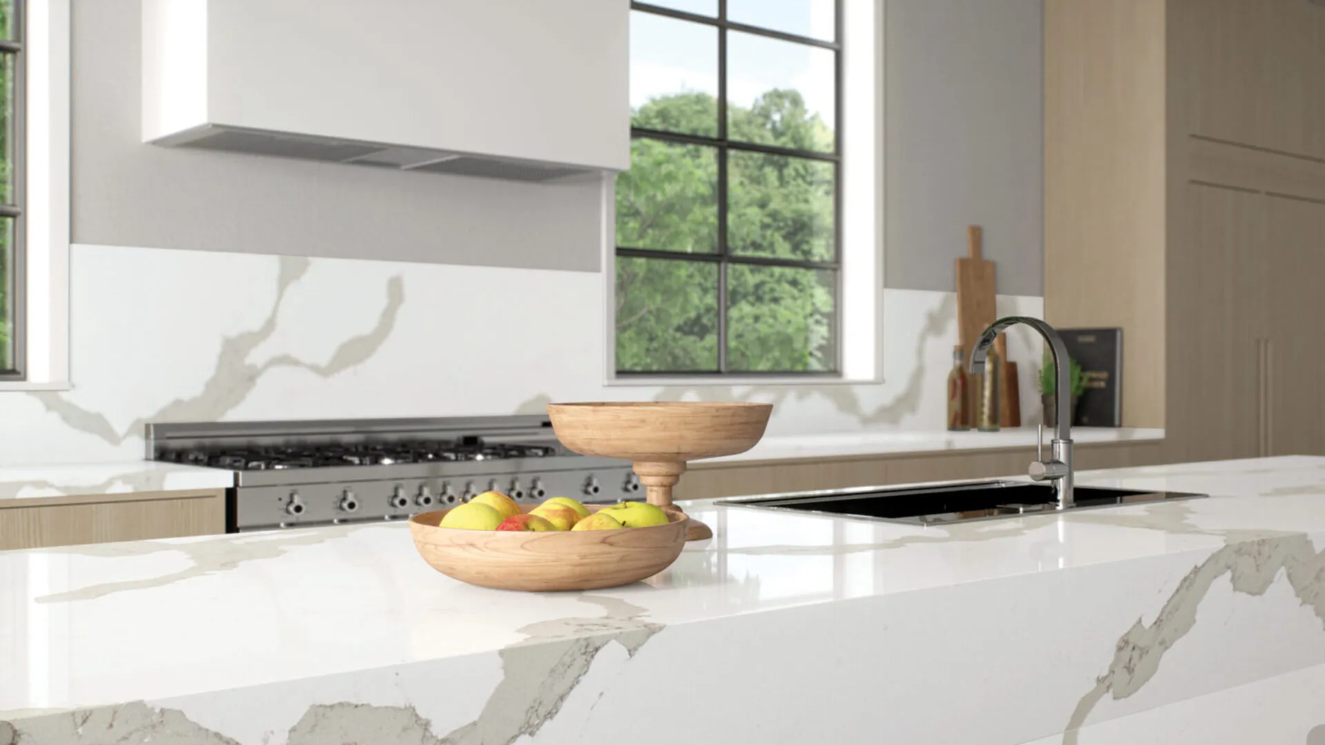 Additional image of Caesarstone Calacatta Maximus Quartz countertops