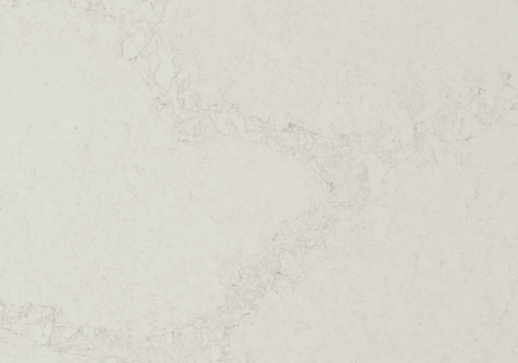 Closeup image of Caesarstone Calacatta Nuvo Quartz countertop slab