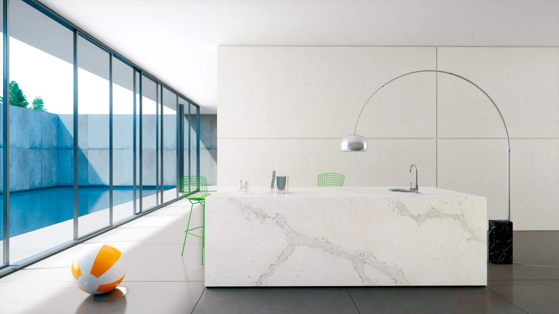 Additional image of Caesarstone Calacatta Nuvo Quartz countertops