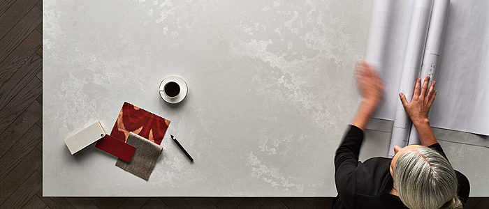 Additional image of Caesarstone Cloudburst Concrete Quartz countertops