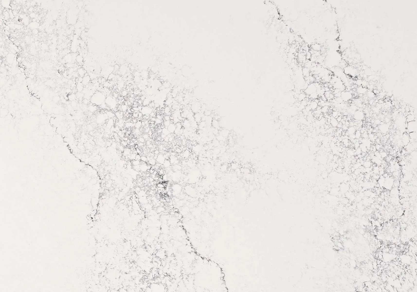 Closeup image of Caesarstone Empira White Quartz countertop slab