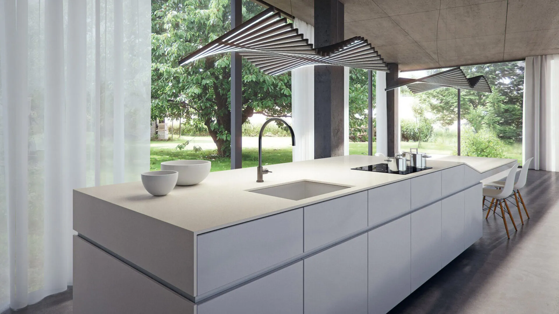 Additional image of Caesarstone Fresh Concrete Quartz countertops