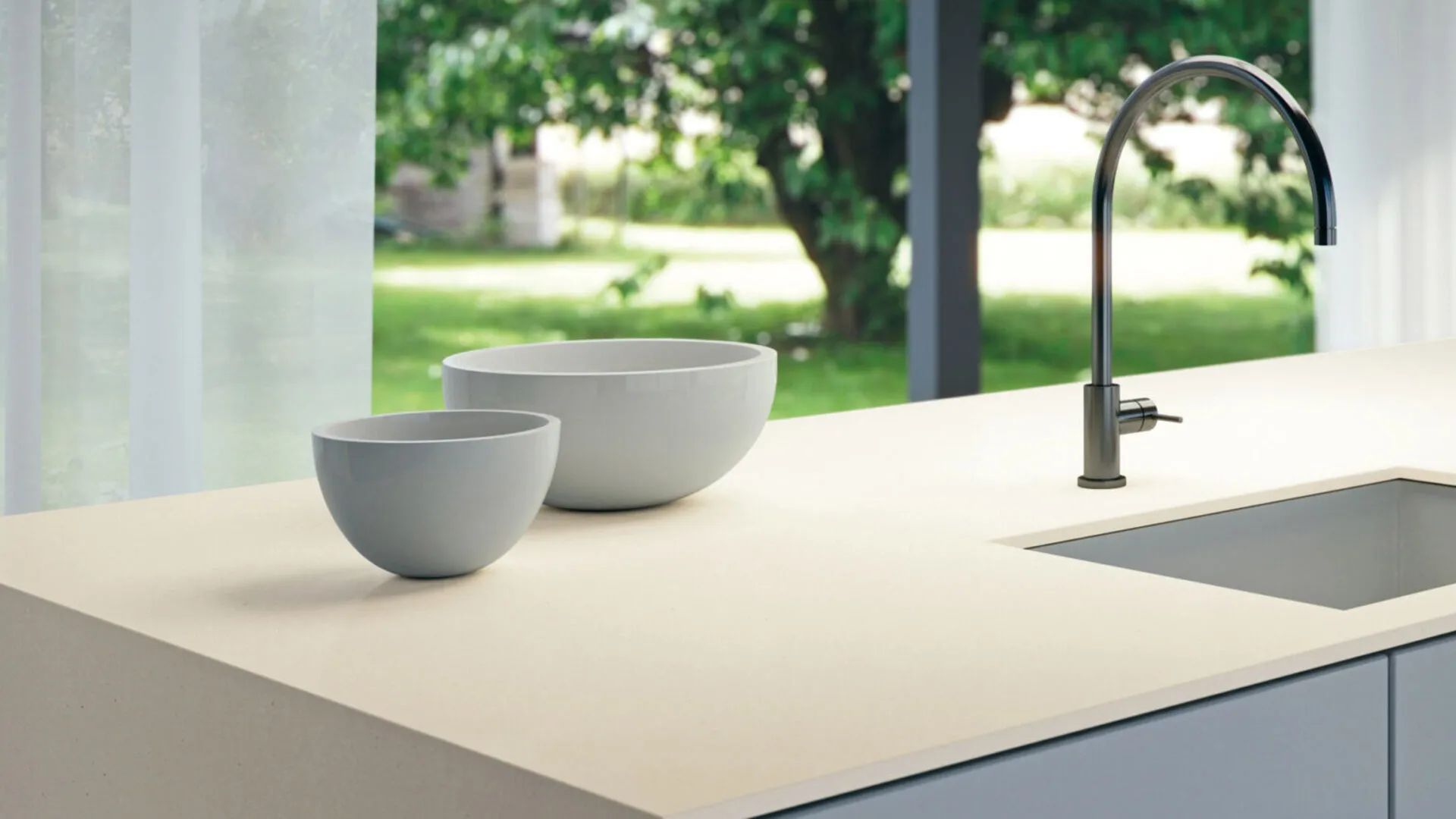 Additional image of Caesarstone Fresh Concrete Quartz countertops