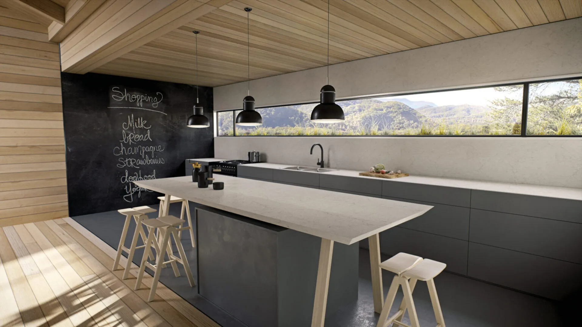 Additional image of Caesarstone Georgian Bluffs Quartz countertops