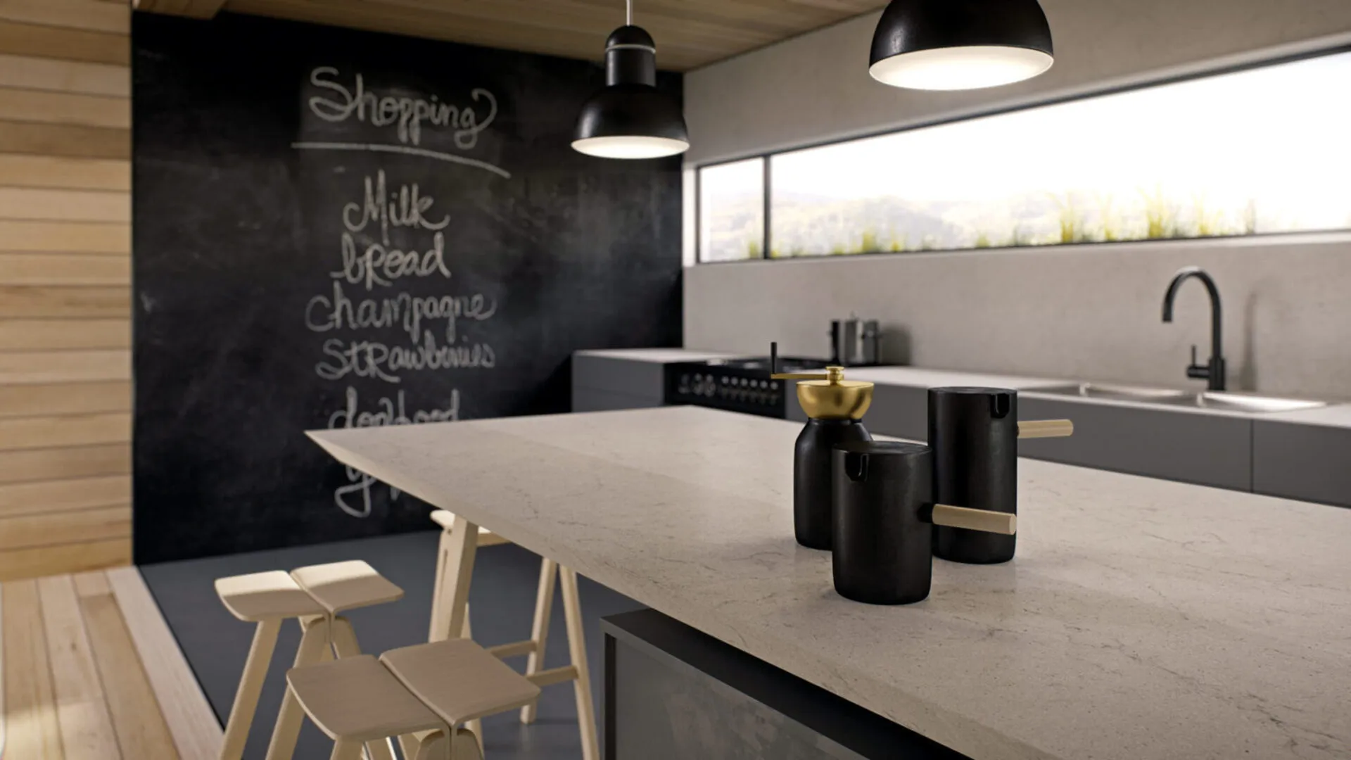 Additional image of Caesarstone Georgian Bluffs Quartz countertops