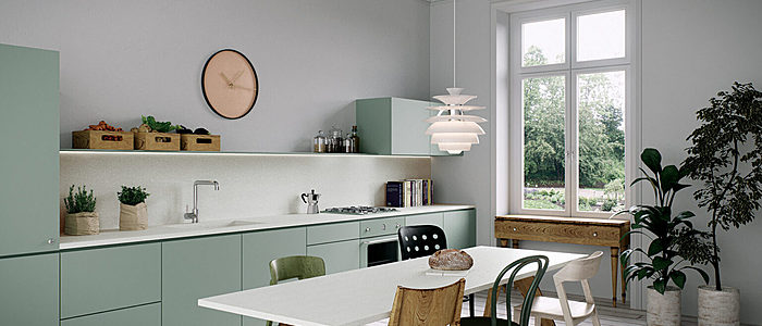 Additional image of Caesarstone Intense White Quartz countertops