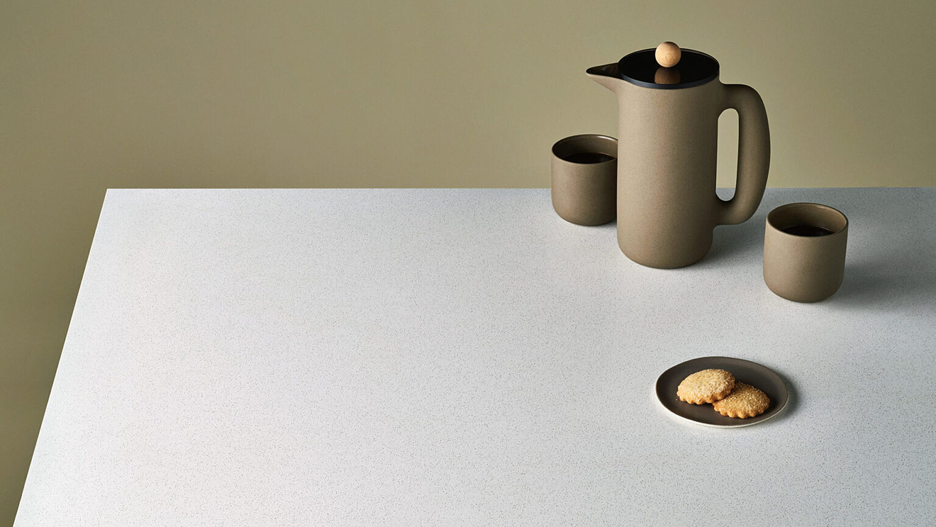 Additional image of Caesarstone Intense White Quartz countertops