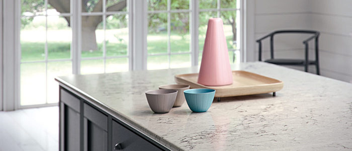 Additional image of Caesarstone Noble Grey Quartz countertops