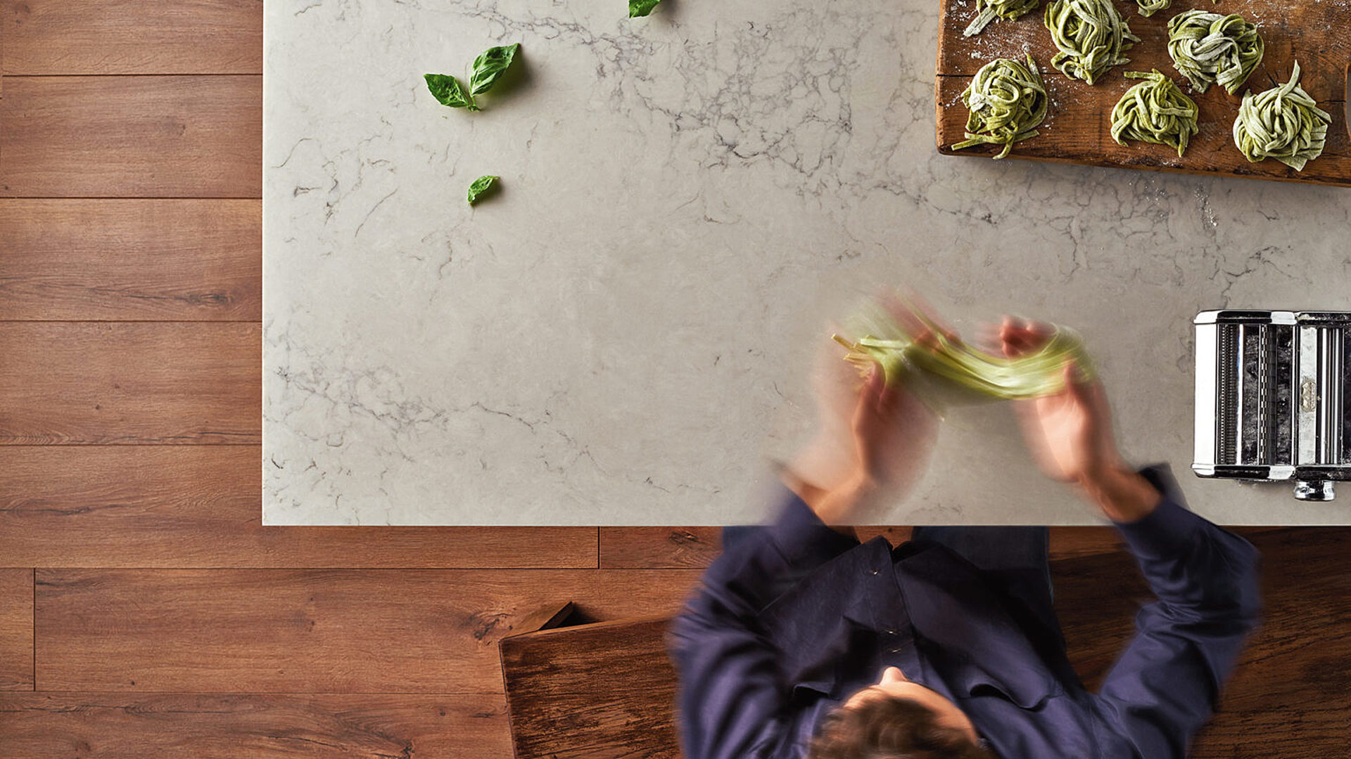 Additional image of Caesarstone Noble Grey Quartz countertops