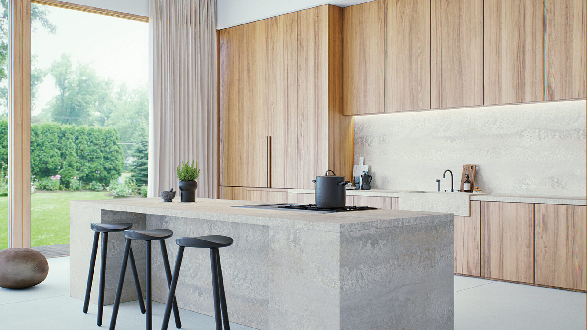 Additional image of Caesarstone Primordia Quartz countertops