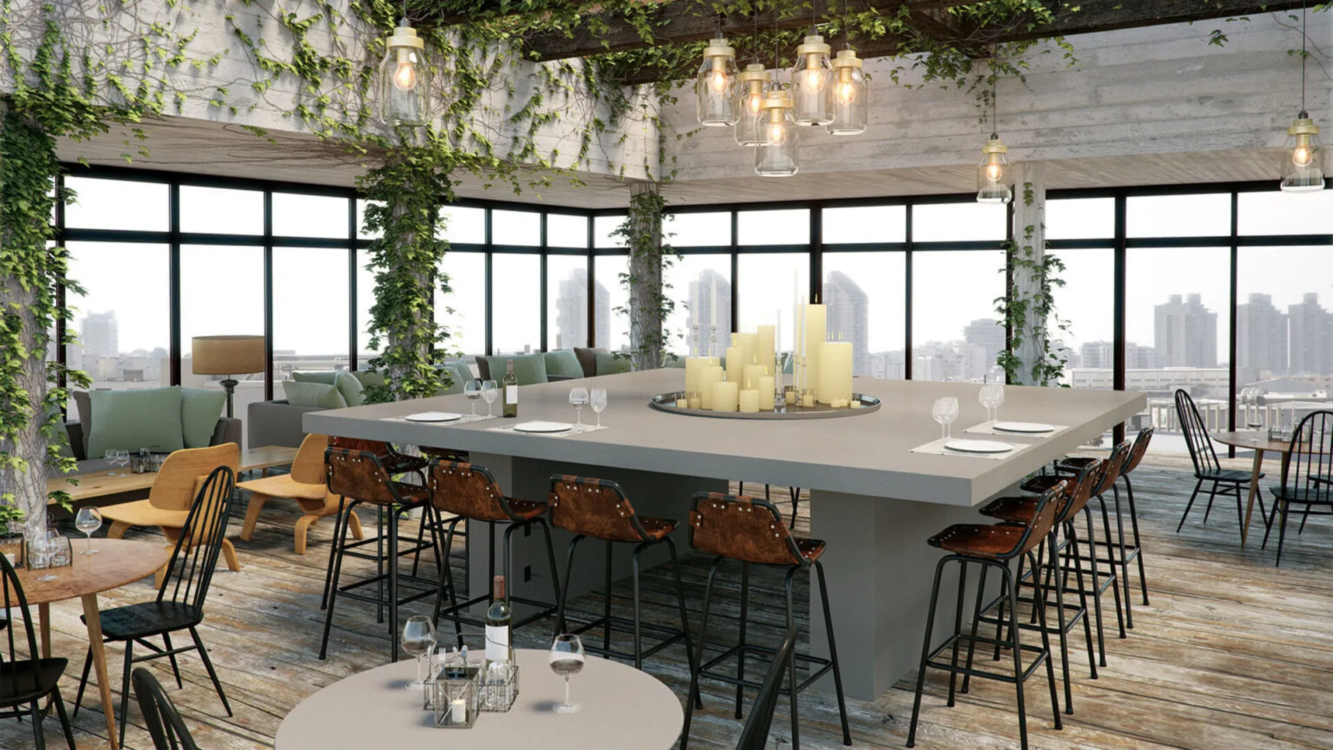 Additional image of Caesarstone Raw Concrete Quartz countertops