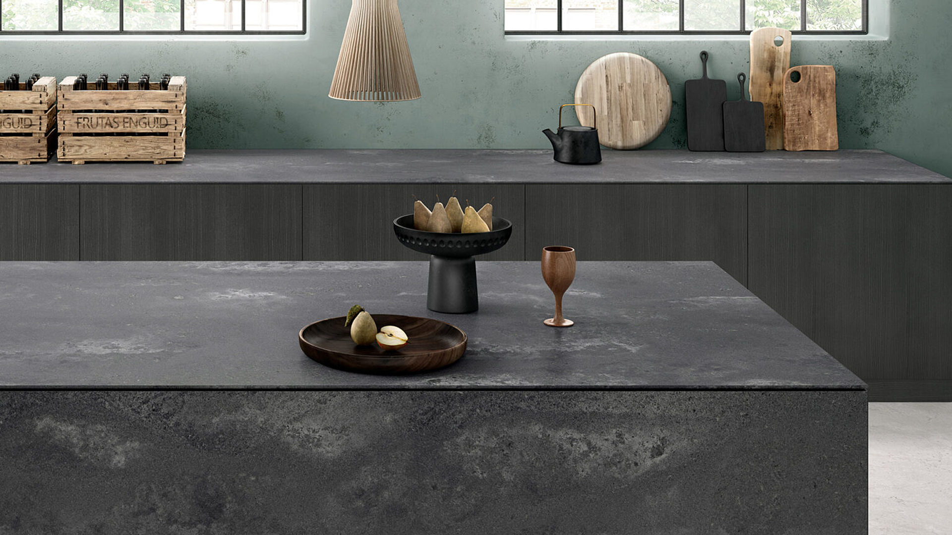 Additional image of Caesarstone Rugged Concrete Quartz countertops