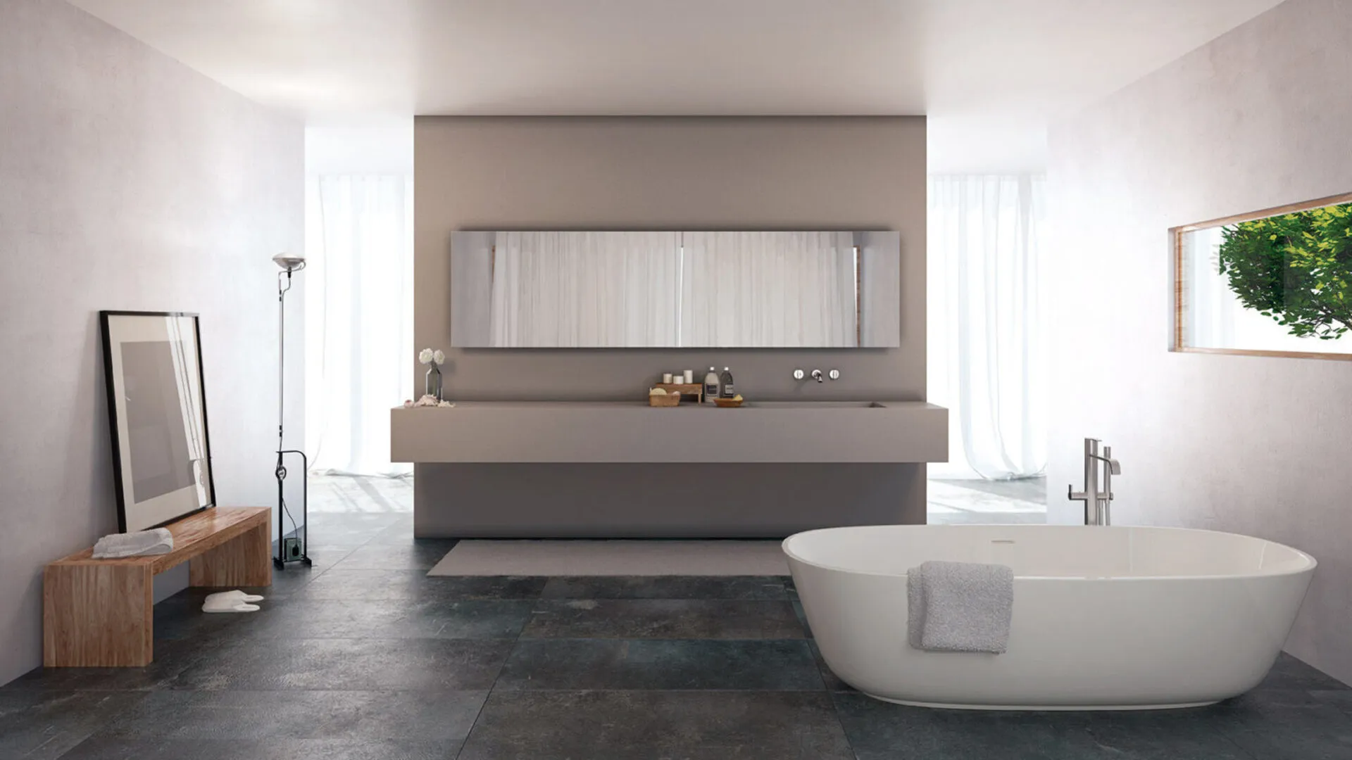 Additional image of Caesarstone Sleek Concrete Quartz countertops