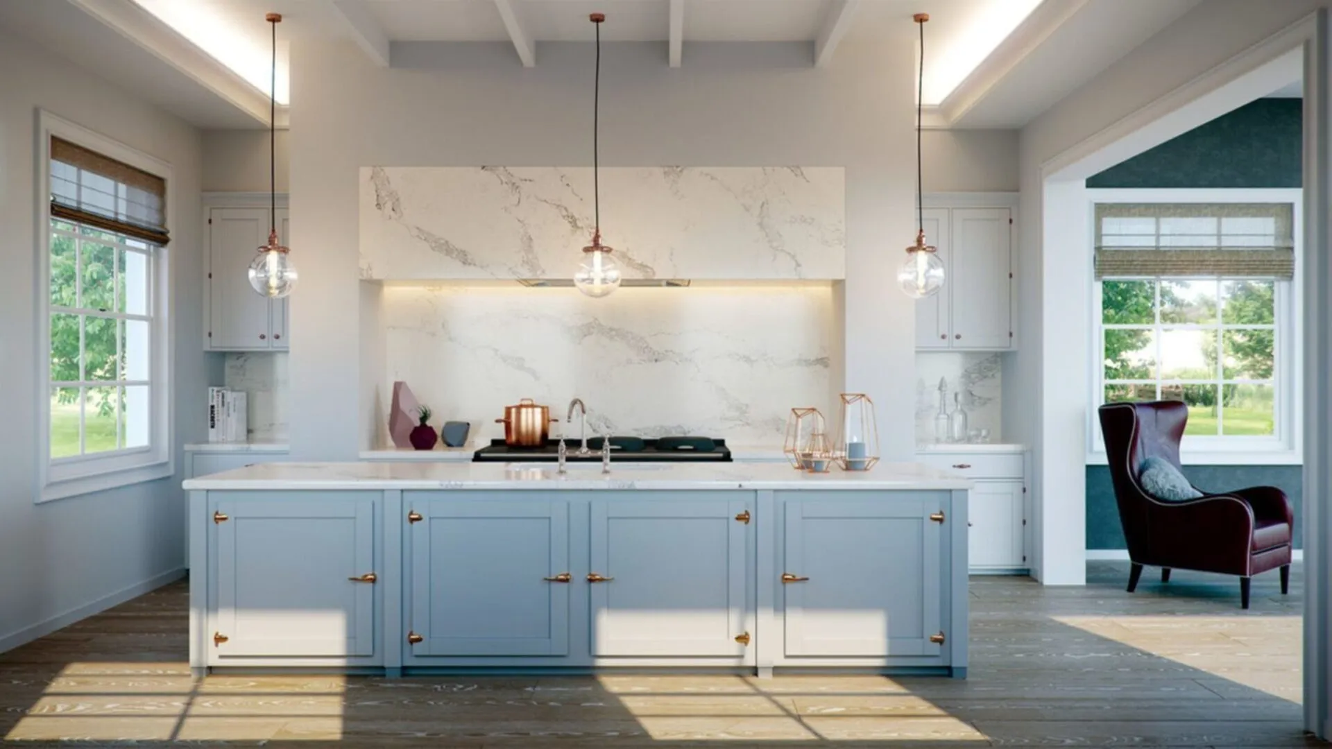 Additional image of Caesarstone Statuario Maximus Quartz countertops