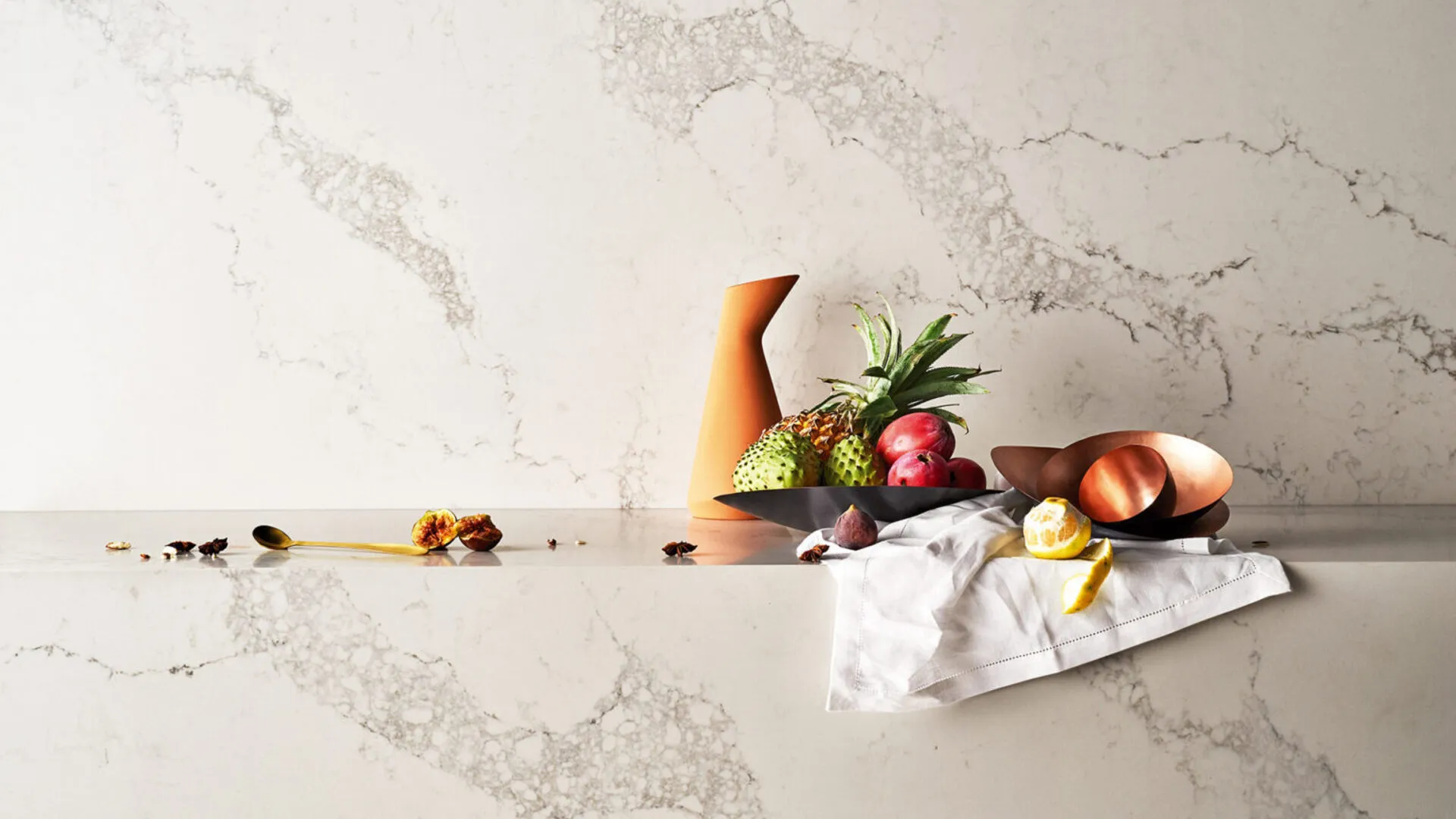 Additional image of Caesarstone Statuario Maximus Quartz countertops