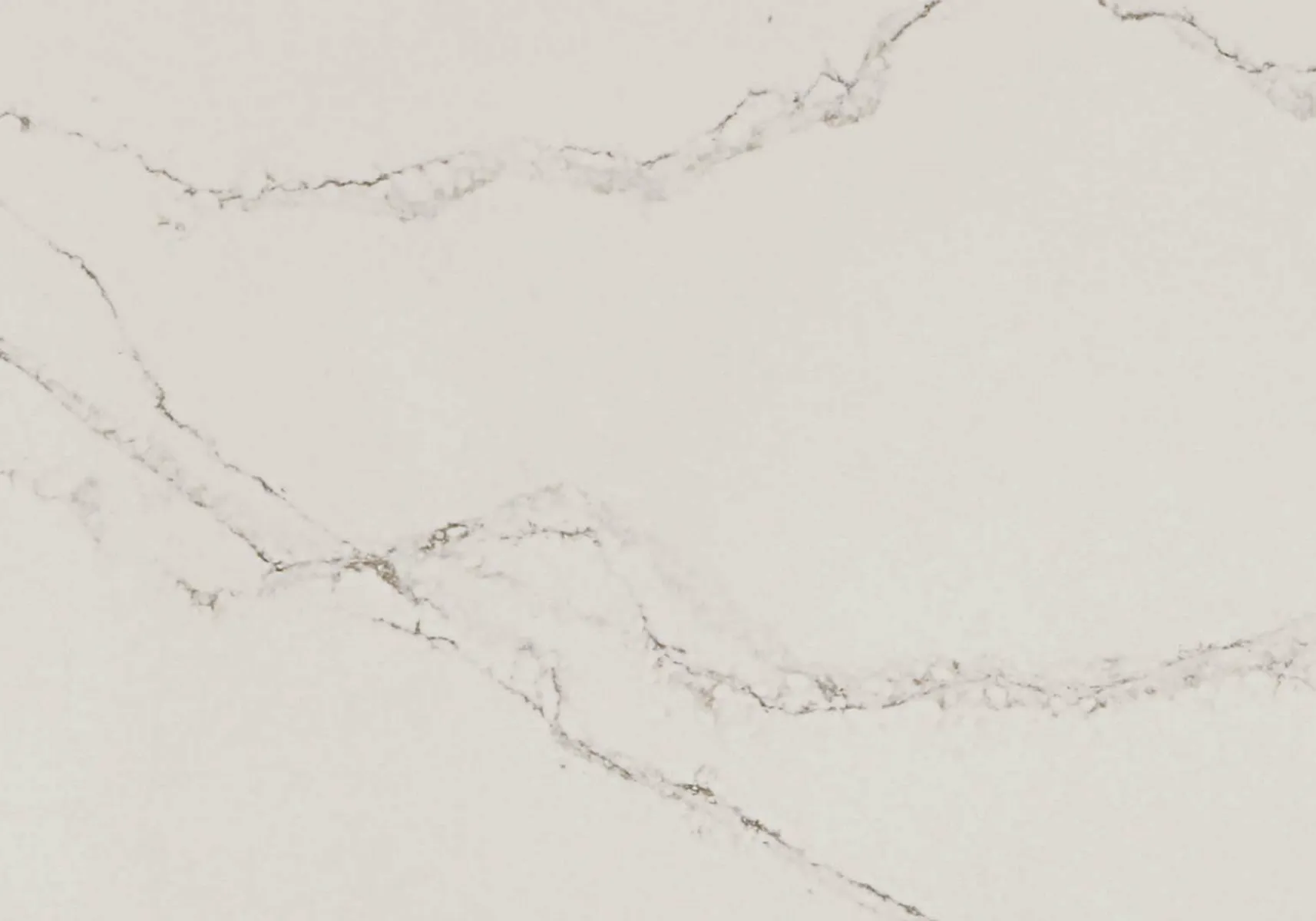 Closeup image of Caesarstone Statuario Nuvo Quartz countertop slab