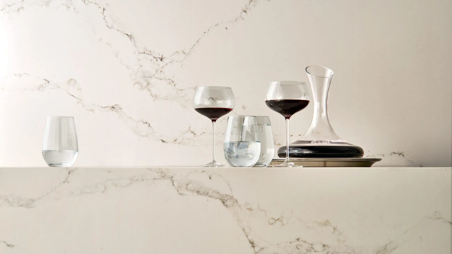 Additional image of Caesarstone Statuario Nuvo Quartz countertops