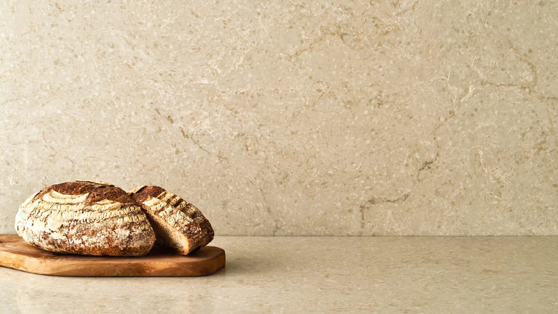 Additional image of Caesarstone Taj Royale Brown Quartz countertops
