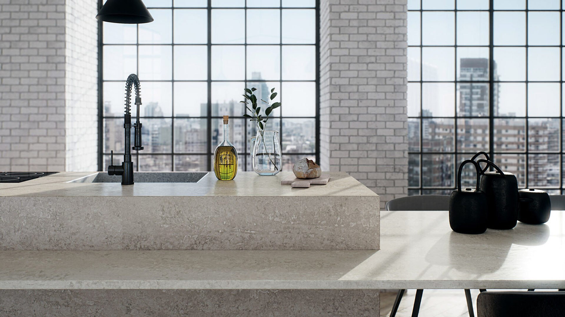 Additional image of Caesarstone Topus Concrete Quartz countertops