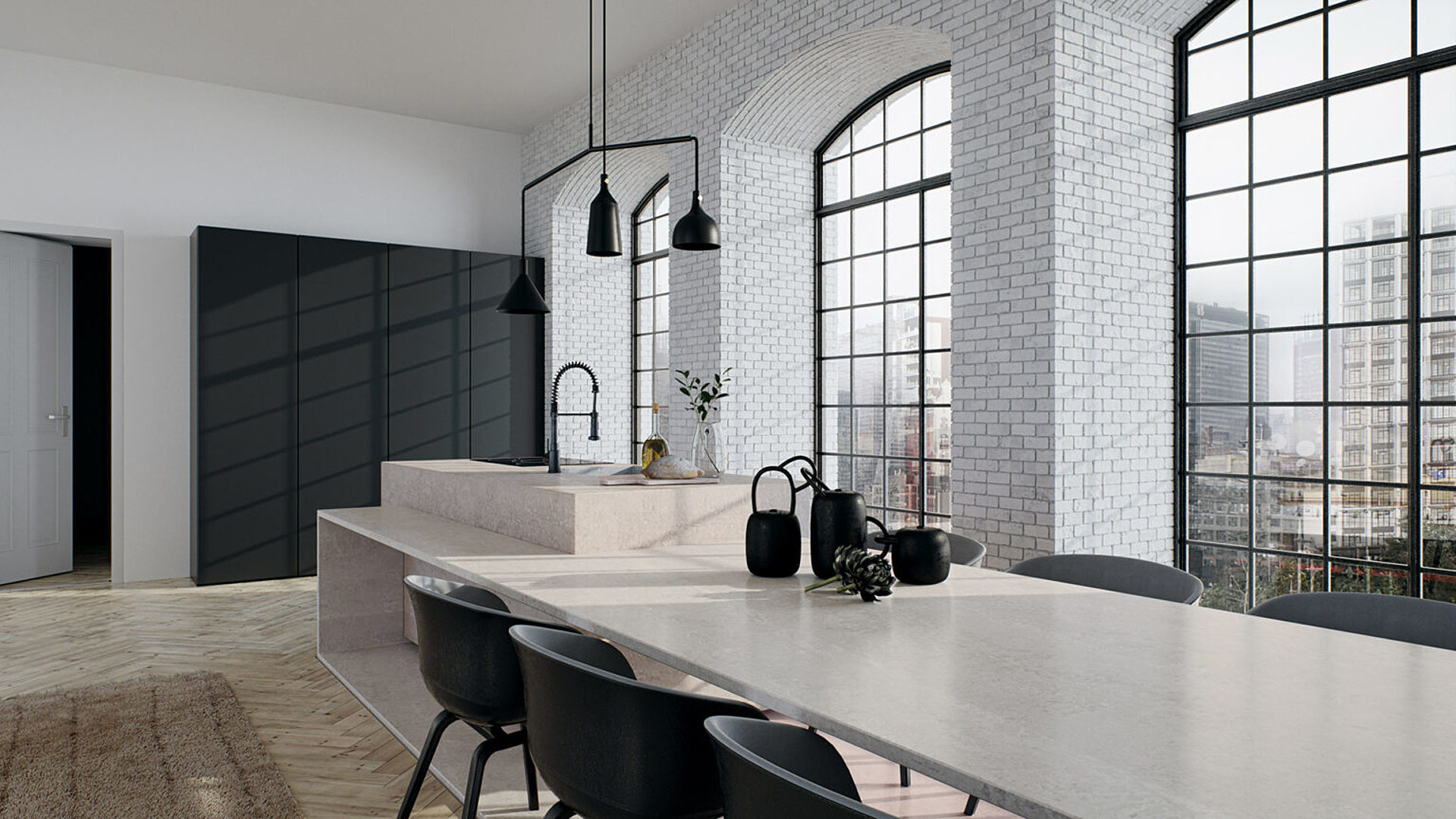 Additional image of Caesarstone Topus Concrete Quartz countertops