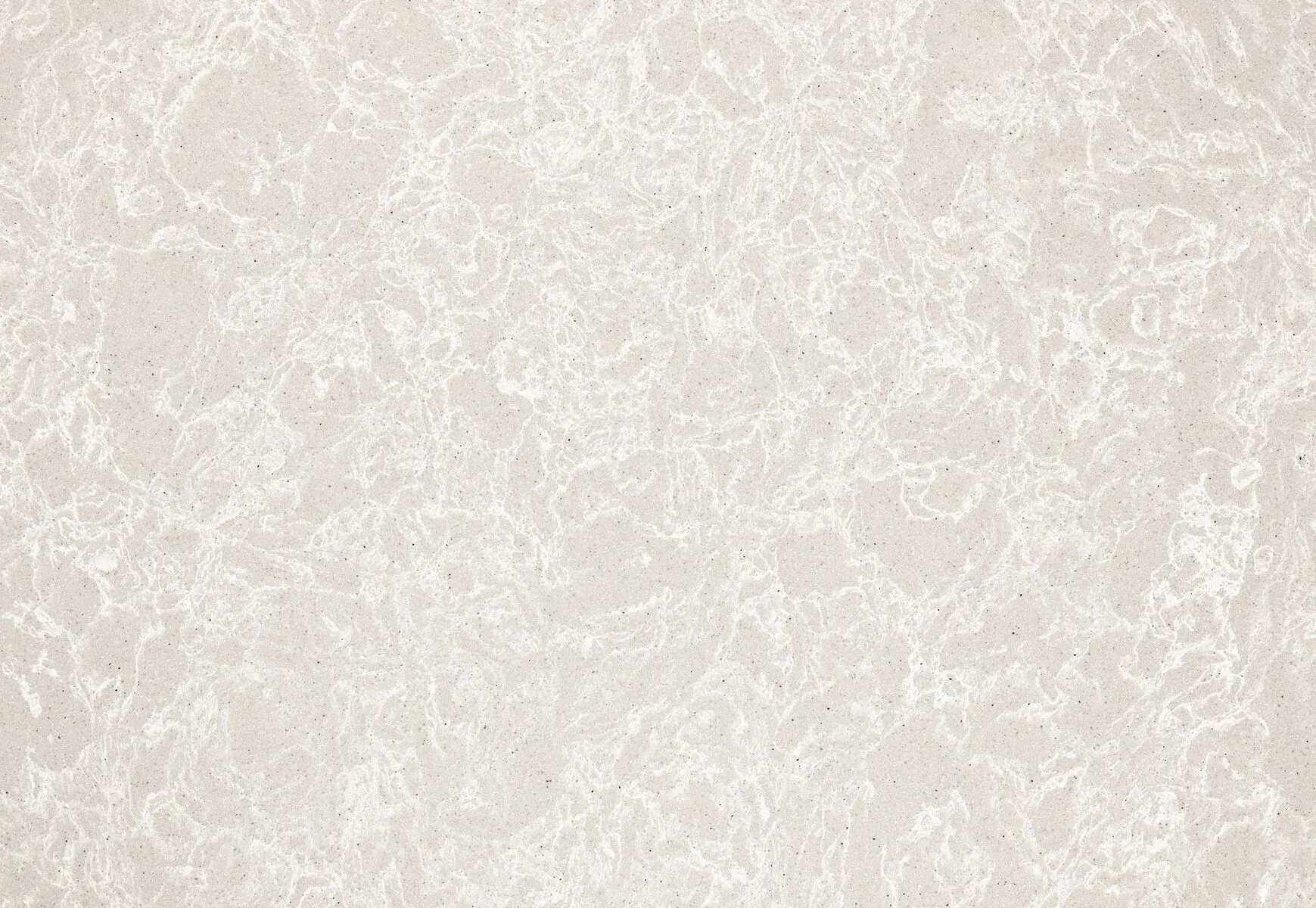 Closeup image of Cambria Big Sur Mist Grey Quartz countertop slab