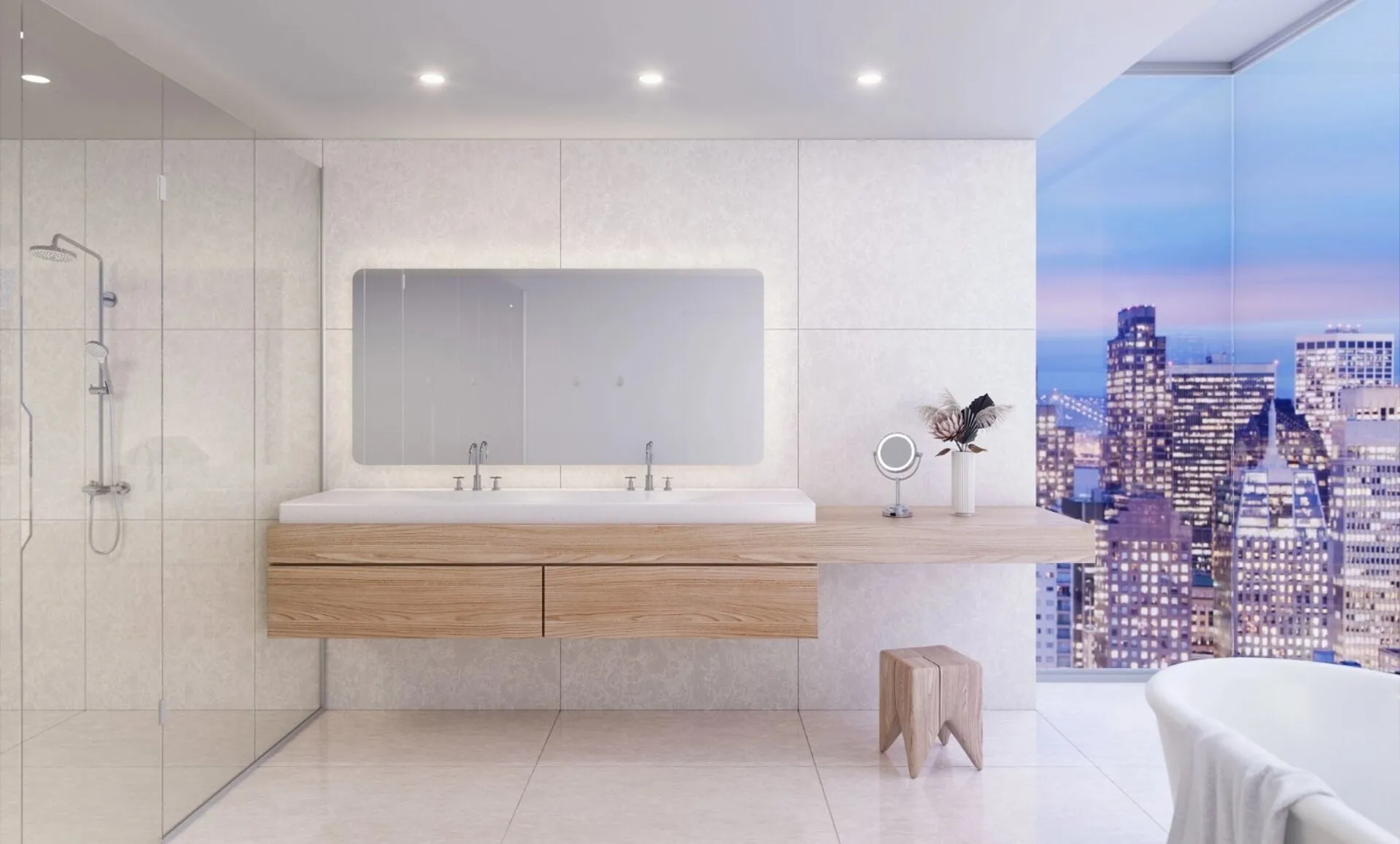 Additional image of Cambria Big Sur Mist Grey Quartz countertops