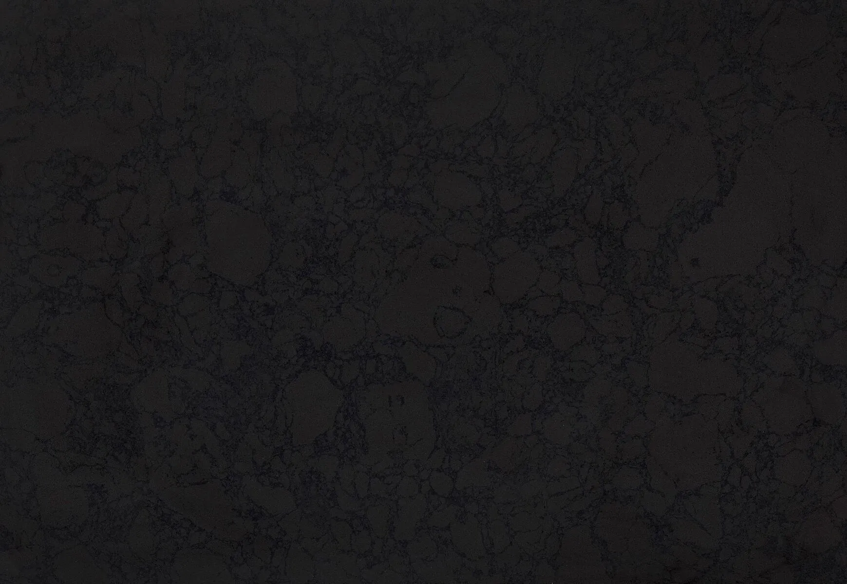 Closeup image of Cambria Black Rock Quartz countertop slab