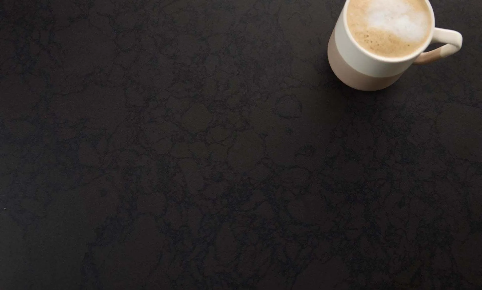 Additional image of Cambria Black Rock Quartz countertops