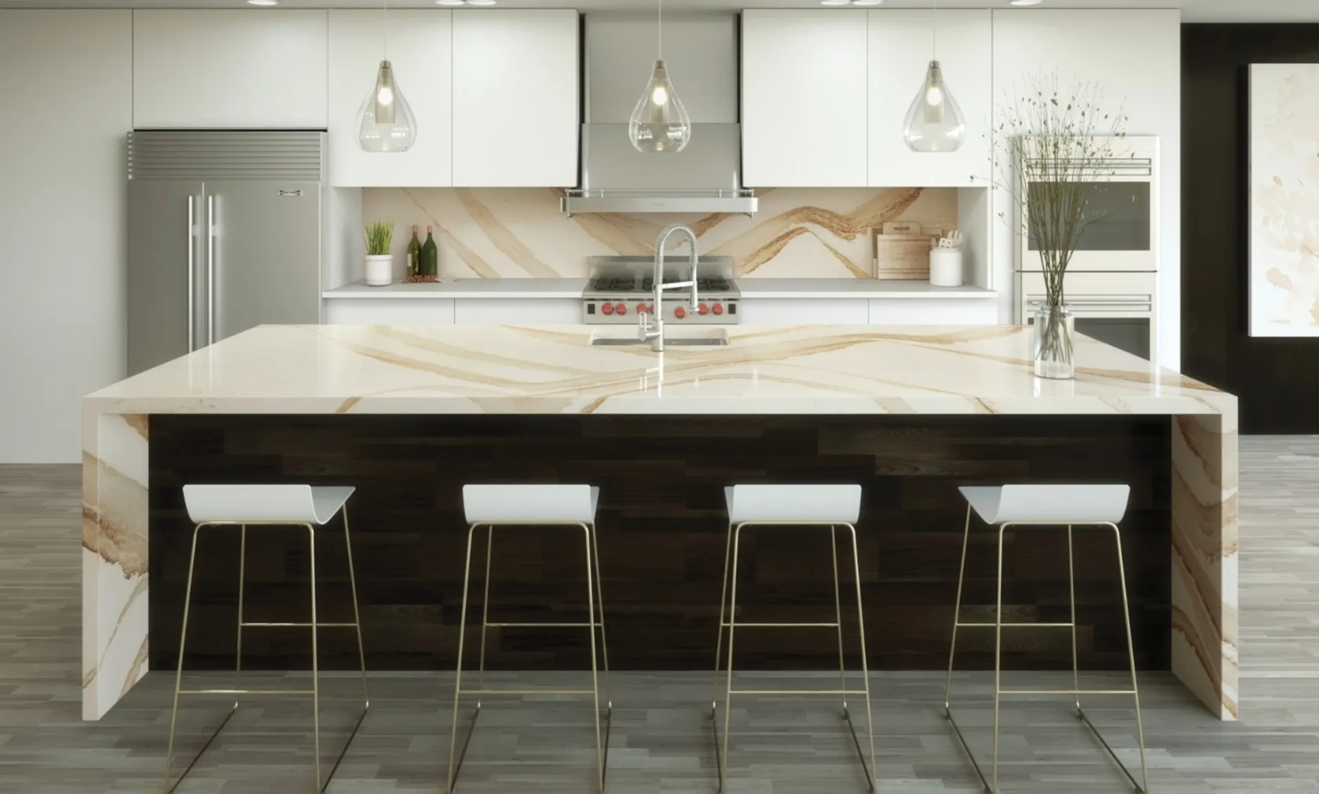 Additional image of Cambria Brittanicca Quartz countertops