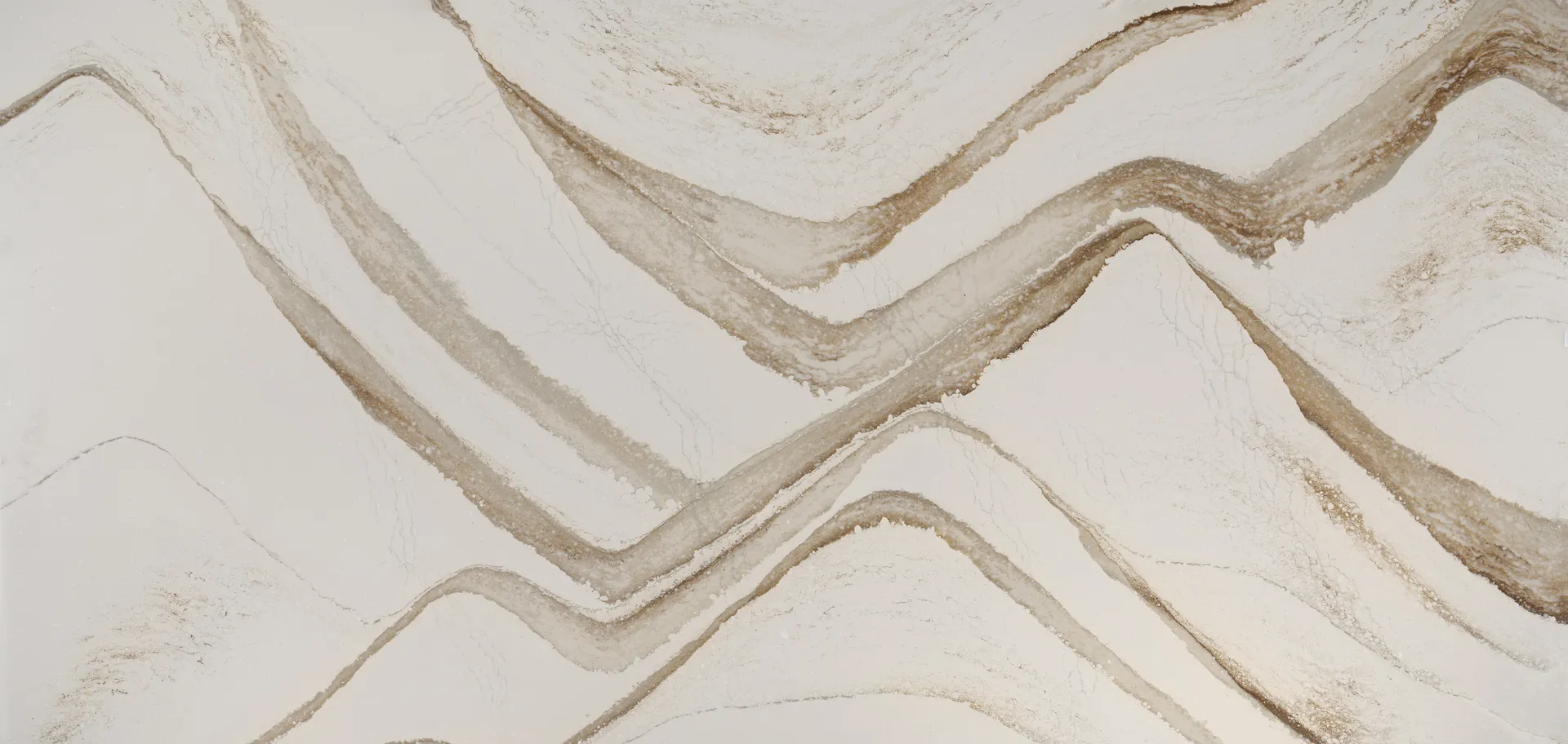 Image of Cambria Brittanicca Gold Warm White Quartz countertop slab