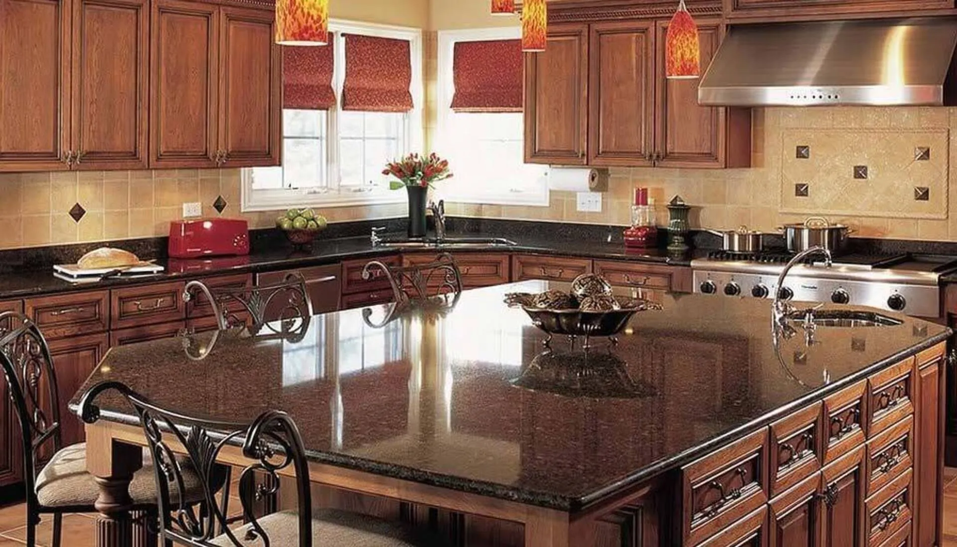 Additional image of Cambria Carmarthen Brown Quartz countertops
