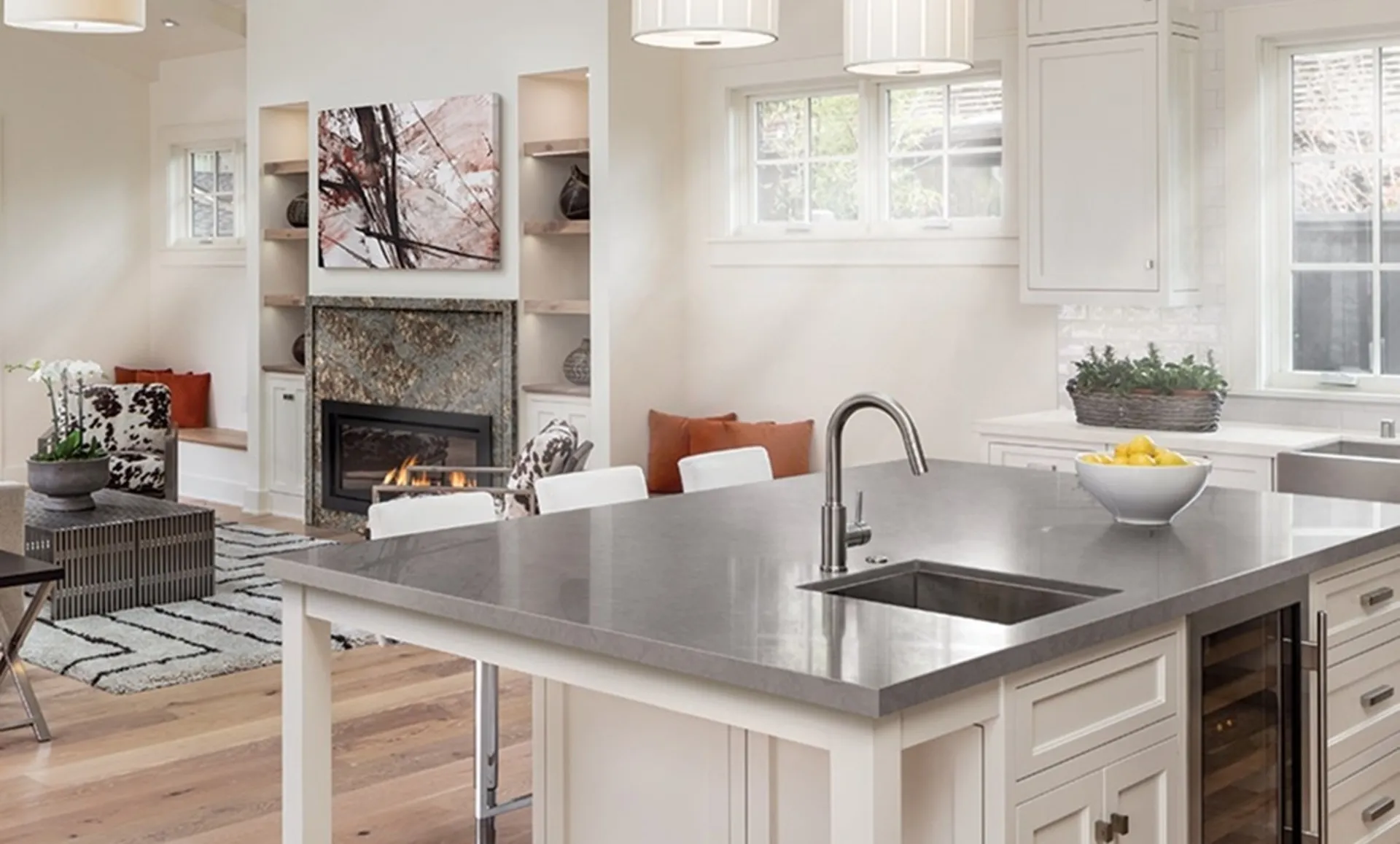 Additional image of Cambria Carrick Quartz countertops