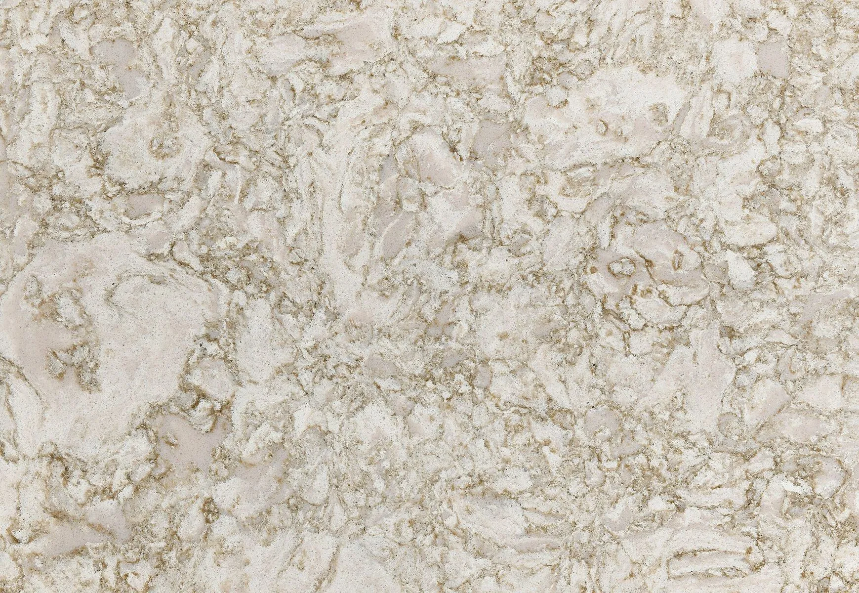 Closeup image of Cambria Crowndale Quartz countertop slab