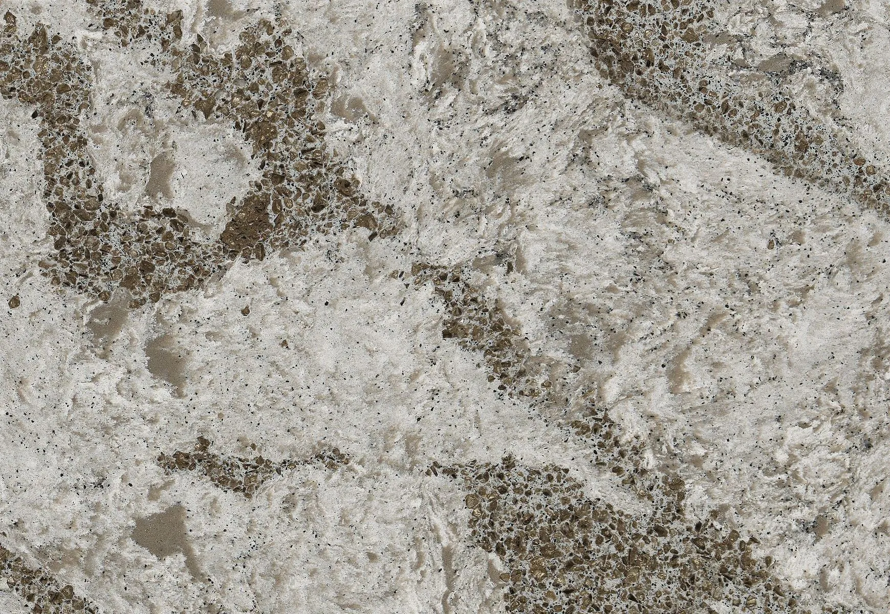 Closeup image of Cambria Galloway Grey Quartz countertop slab